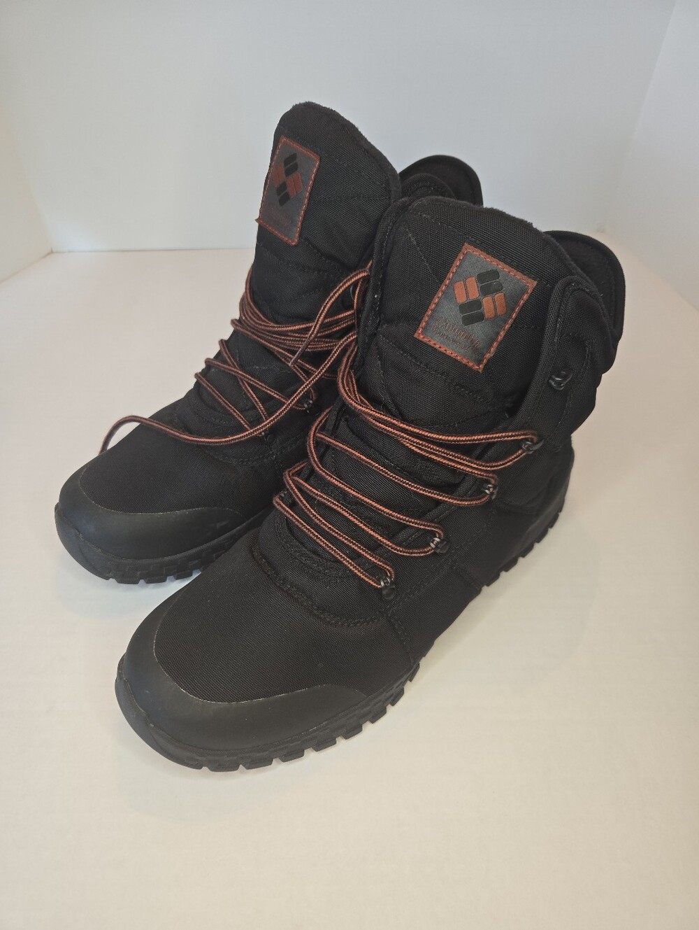 Columbia Fairbanks Omni-Heat Men's Winter Boots Black Waterproof Snow Hiking 14